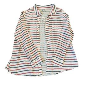 Old Navy Multicolor Striped Shirt